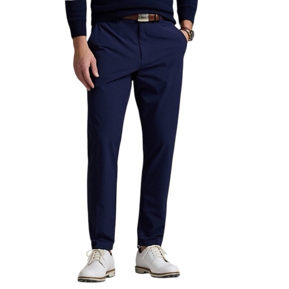 RALPH LAUREN Tailored Performance Stretch Slim Straight Pants - Picture 1 of 12